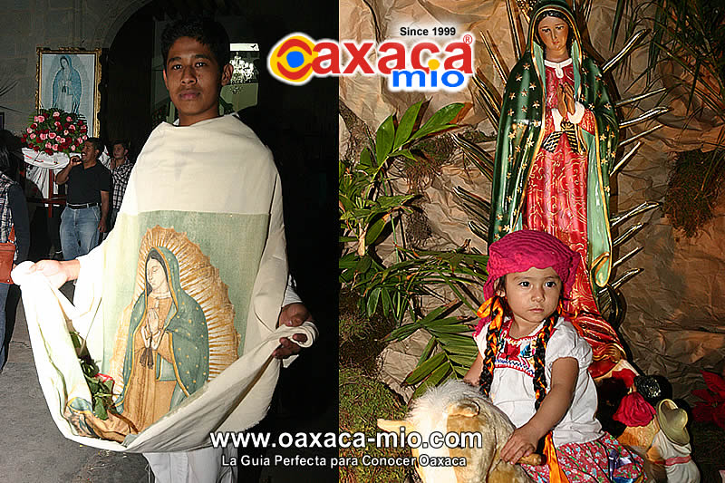 Fiesta patronal de la Virgen de Guadalupe en Oaxaca