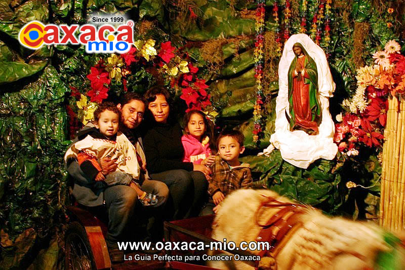 Fiesta patronal de la Virgen de Guadalupe en Oaxaca