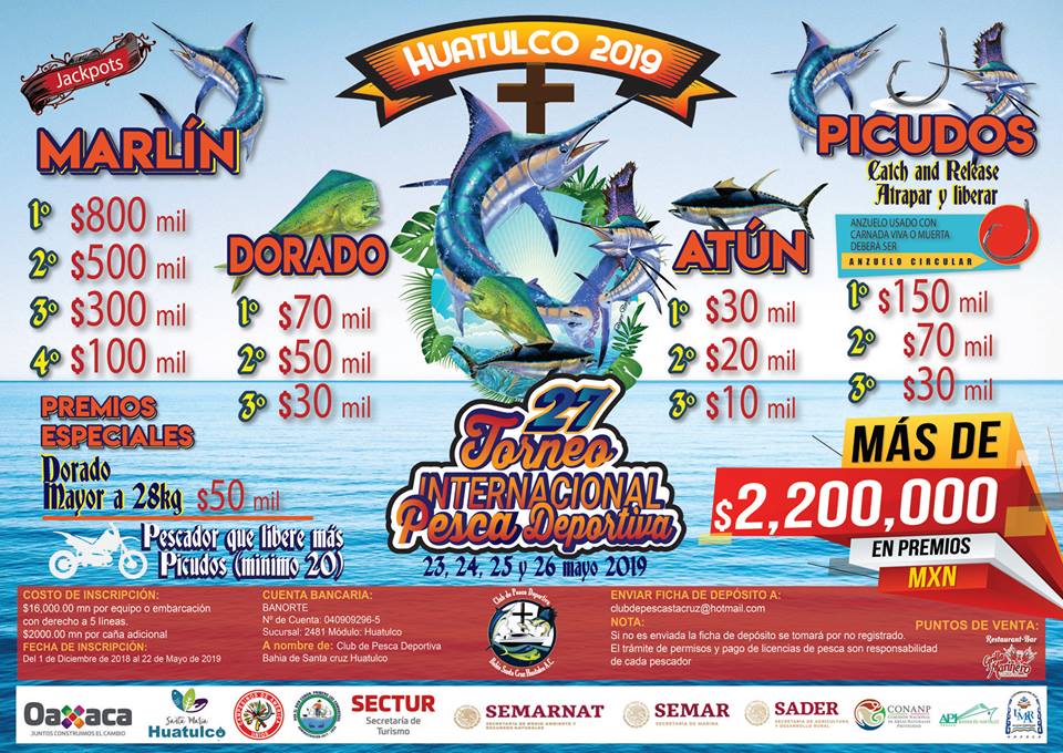 torneo de pesca en huatulco